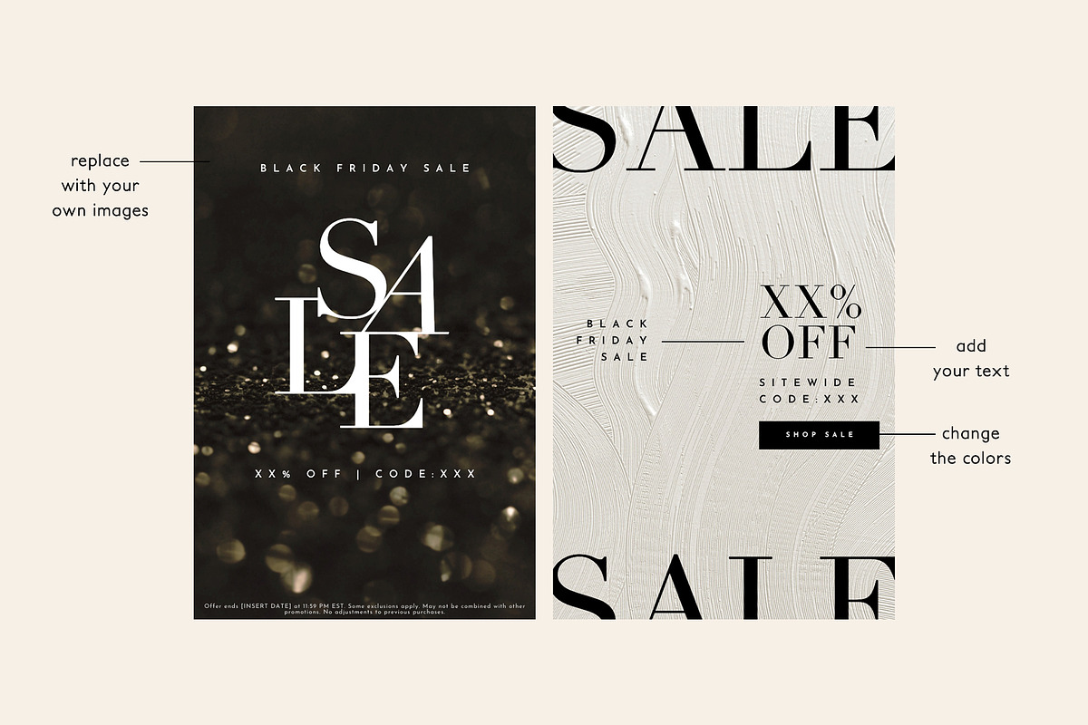 Black Friday Email Template Bundle, an Email Template by KikiBunnyCreative (Photo 2 of 7)