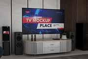 TV Screen Mockup, a Wearable Device Mockup by bimockup (Thumbnail 4 of 6)