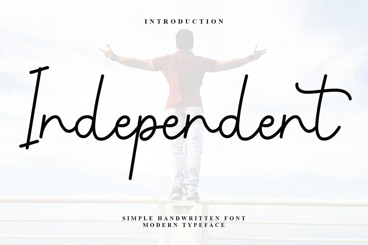 Independent, a Handwritten Font by FreshTypeINK (Photo 1 of 8)