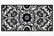 Elegant Laser Cut Floral Frames, an Illustration by abu67222 (Thumbnail 3 of 7)