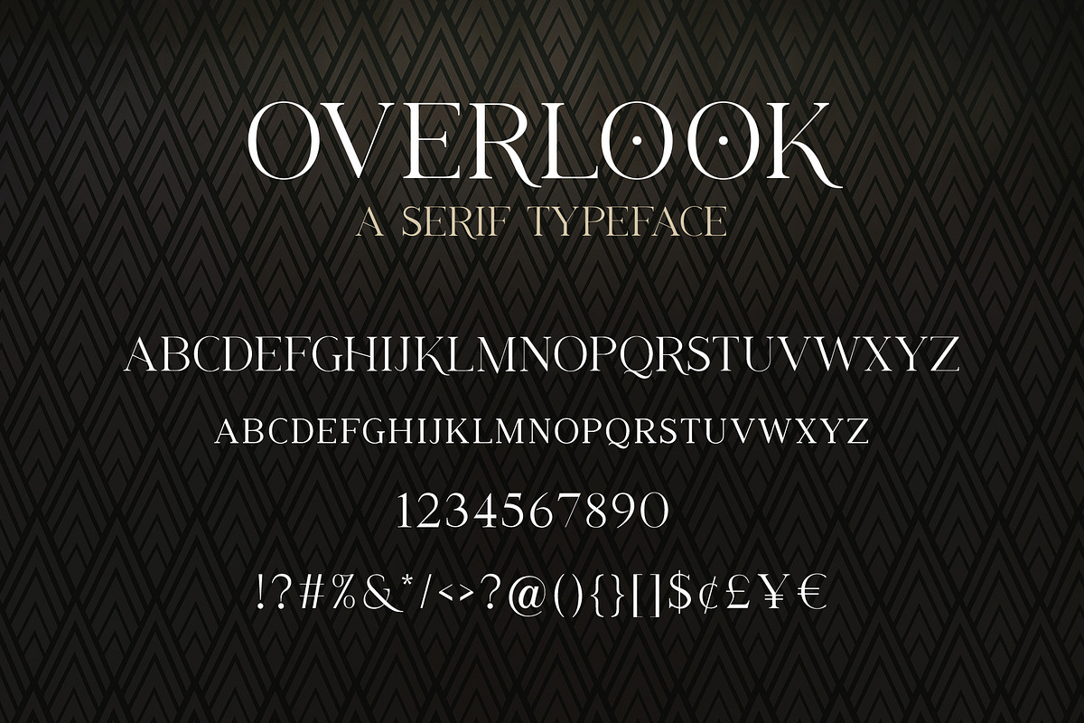 Overlook - A Serif Typeface, a Serif Font by Aurora Graphics (Photo 2 of 2)