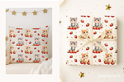Sweet Meowberry Patterns & Clipart, an Animal Illustration by GoldmoonUA (Thumbnail 4 of 5)
