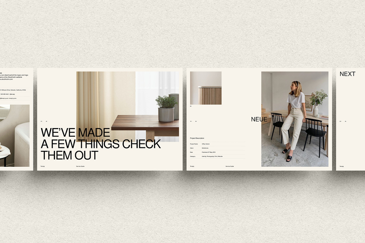 Neue Services Guide, a Brochure Template by T E M P L Y (Photo 7 of 13)