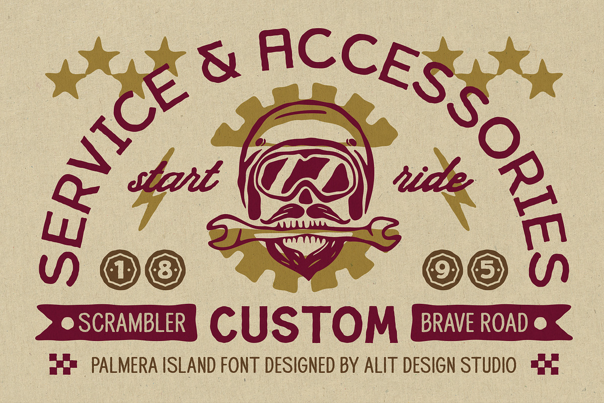 Palmera Island Typeface, a Sans Serif Font by alit design (Photo 4 of 17)