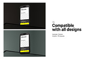 Frosted Glass iPhone 14 Mockup, an iPhone Mockup by HAZARD MOCKUPS (Thumbnail 4 of 8)
