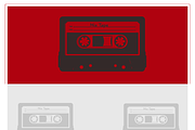 Retro Mix Tape Vector Art, an Object Illustration by CarWrap design (Thumbnail 1 of 3)