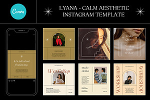 LYANA - Calm Aesthetic IG CANVA