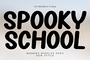 Spooky School, a Font by InermediaSTUDIO (Thumbnail 1 of 8)