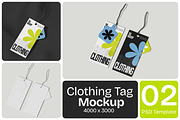 Clothing Tag Mockup, an Advertising Mockup by Permadi Creative (Thumbnail 1 of 3)