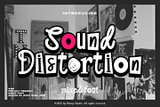 Sound Distortion Mixed Font, a Font by Ronny Studio (Thumbnail 1 of 8)