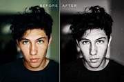 100 Black & White Lightroom Presets, an Action Add-On by RamsaGraphi (Thumbnail 3 of 9)