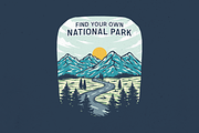 Find Your Own National Park, a Seasonal Illustration by Mangustudio (Thumbnail 1 of 3)