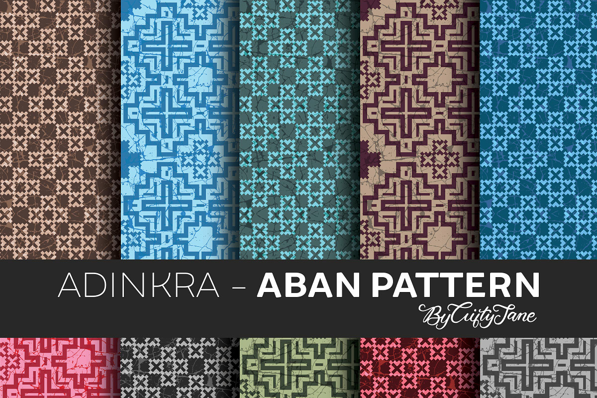 Adinkra ABAN Pattern, a Pattern Graphic by ByGiftyJane (Photo 1 of 11)