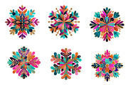 Colorful Glitter Christmas Snowflake, an Illustration by CreationArt (Thumbnail 4 of 5)