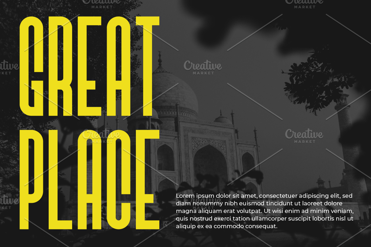 Moendem Condensed Sans Font, a Sans Serif Font by Artiveko (Photo 5 of 7)