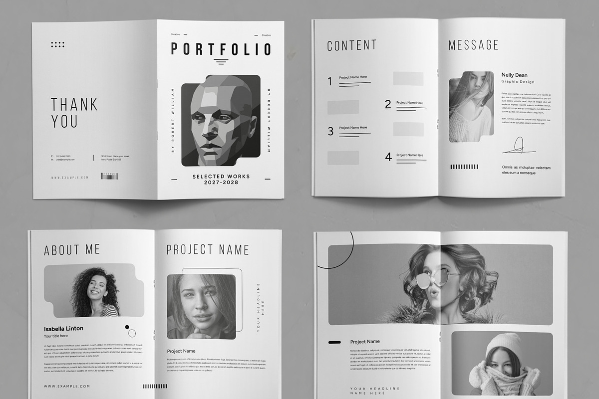 Portfolio Layout, a Magazine Template by ContestDesign (Photo 2 of 3)