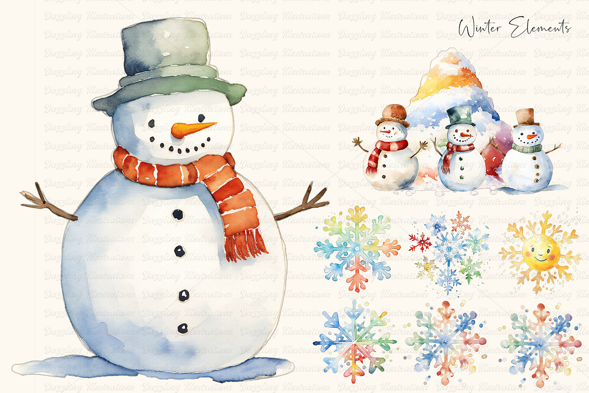 Christmas Animals: Penguins, a Seasonal Illustration by Dazzling Art Boutique (Photo 9 of 15)