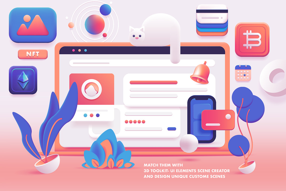 3D Fintech Icon Collection, an Outline Icon by Polar Vectors (Photo 12 of 14)