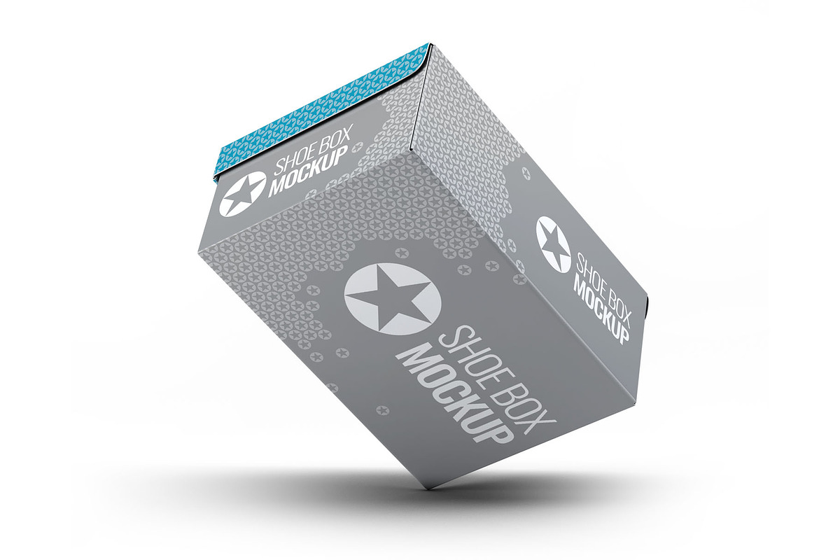 Shoe Box Mockup, a Packaging Mockup by Xtrahive (Photo 2 of 2)