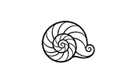 Spiral Seashell SVG Bundle, an Illustration by Gaye Art (Thumbnail 23 of 31)