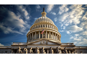 dome capitol building top ai, an Architecture Photo by pikepicture