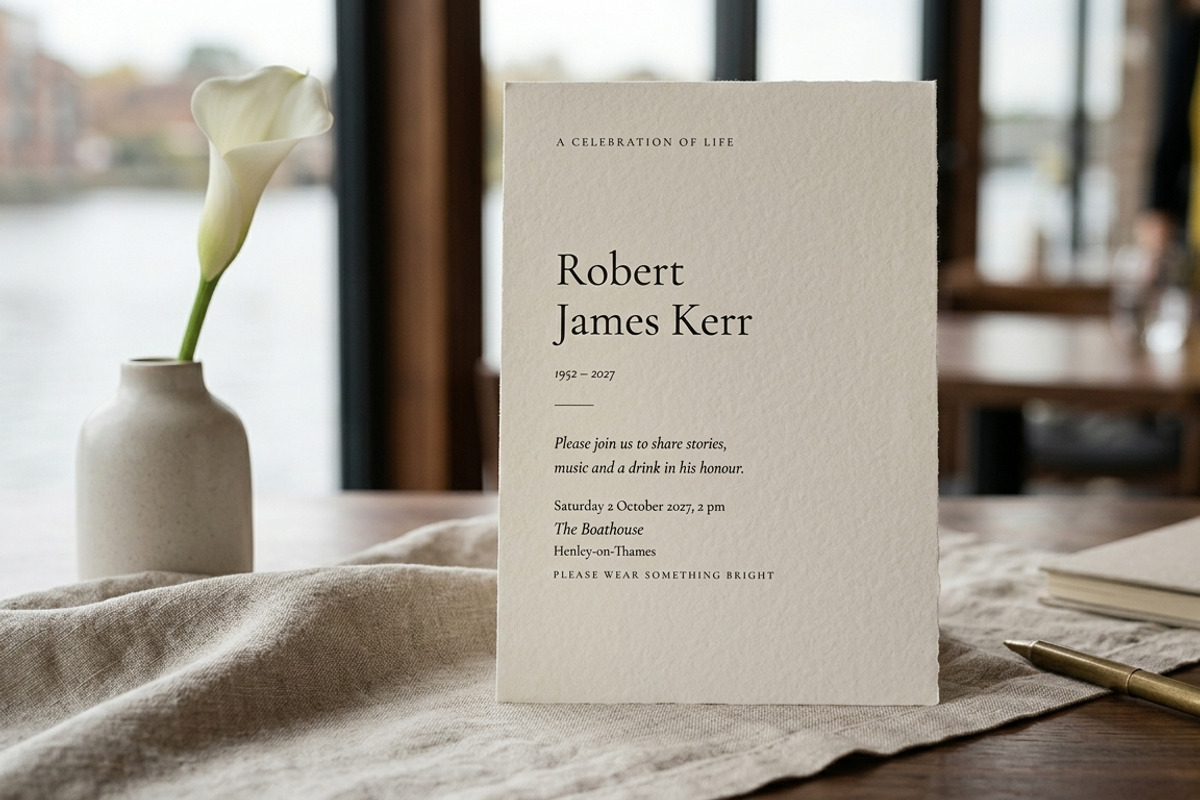 Memorial Stationery 100 Templates V2, an Invitation Template by pawellpi (Photo 21 of 90)