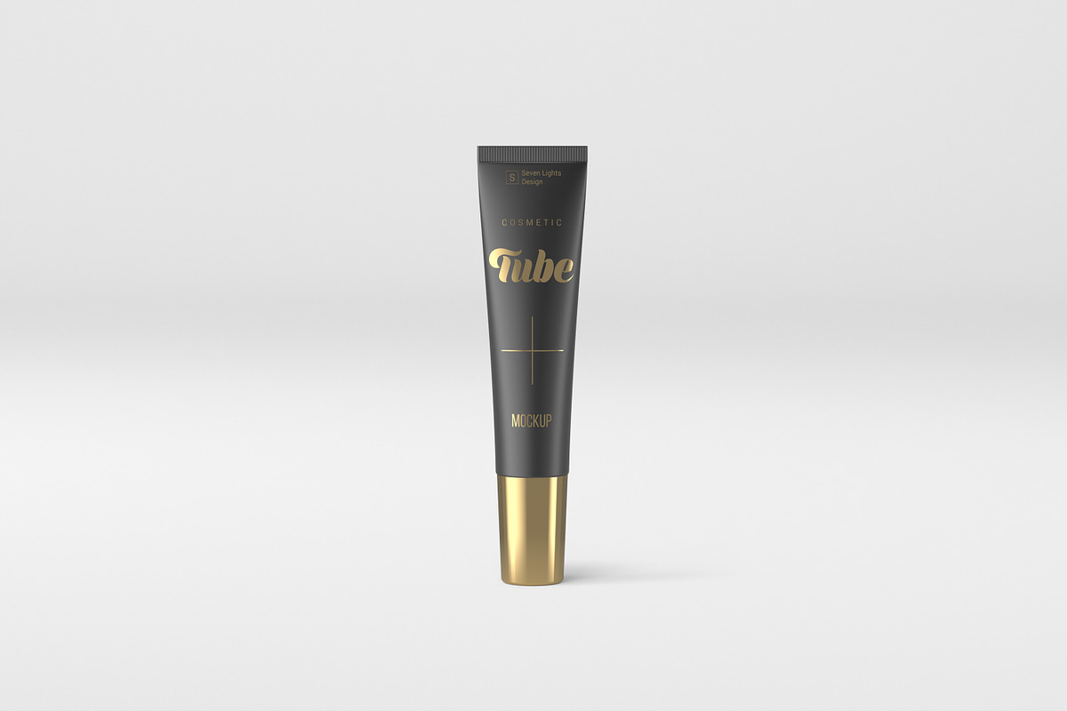 Cosmetic Tube Mockup #3, a Packaging Mockup by Seven Lights (Photo 4 of 9)