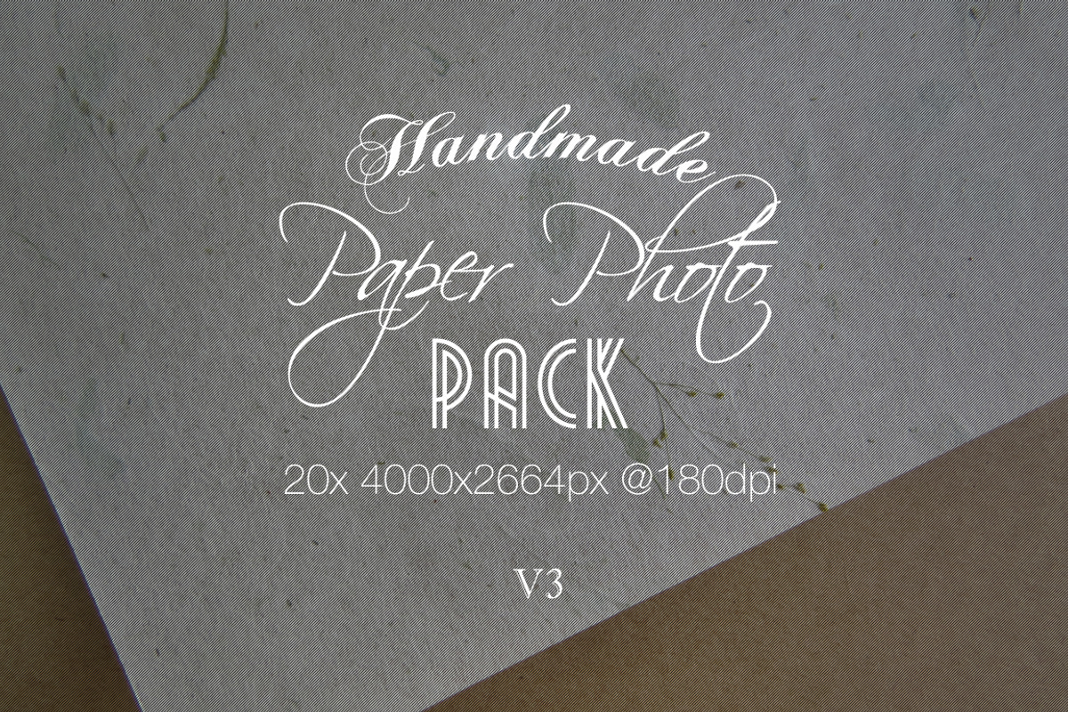 Handmade paper photo pack v3 featuring photo texture, vintage design, and old preview 5