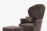 Visionnaire Alice Armchair, a Furniture 3D Model by Alartimodels (Thumbnail 3 of 17)