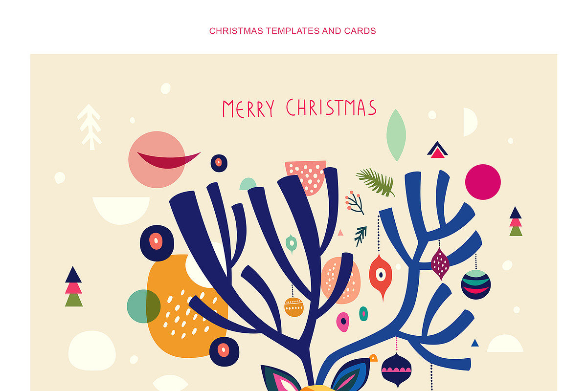 CHRISTMAS Deer, an Animal Illustration by MoleskoStudio (Photo 6 of 9)