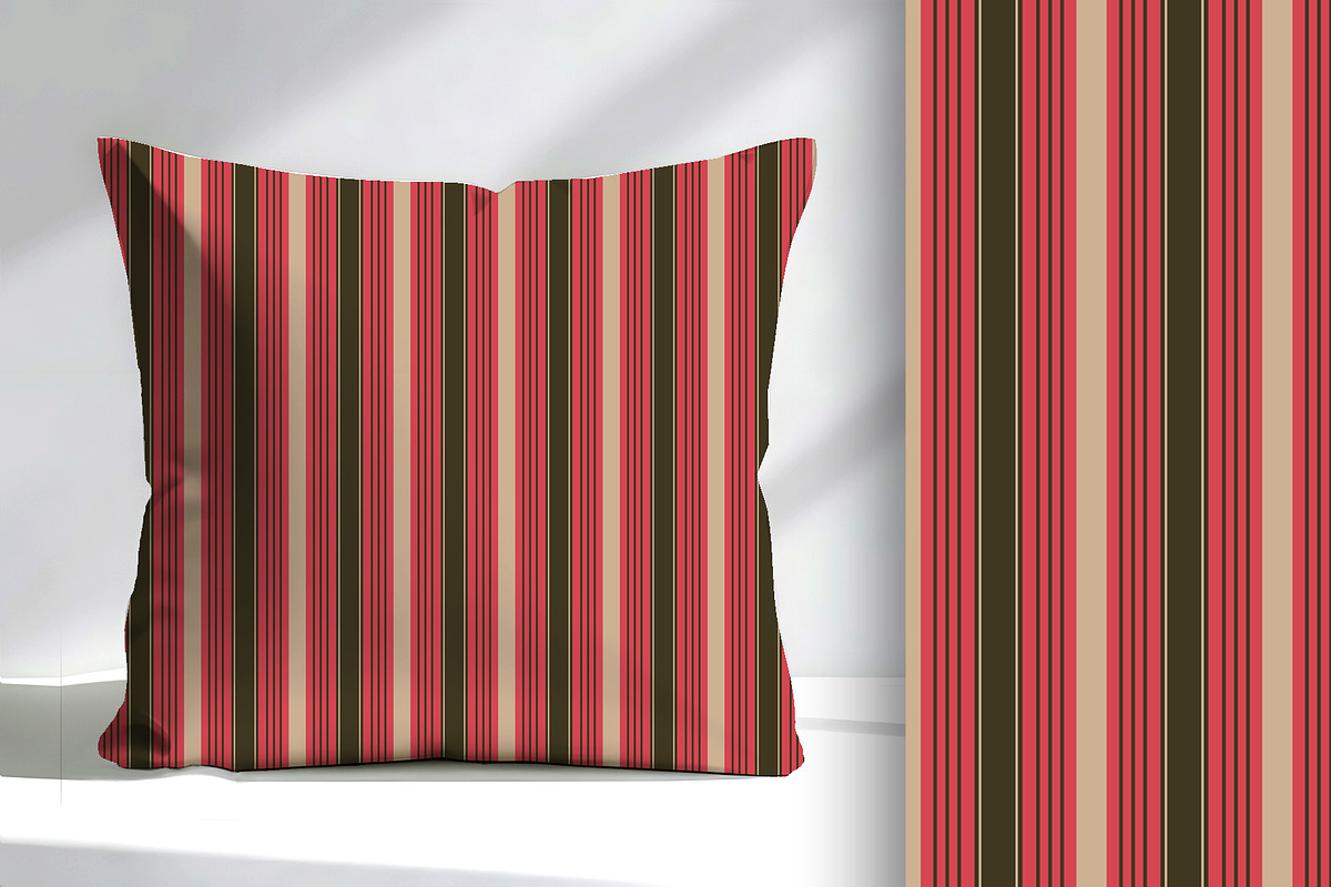 Boho Pin Stripe Seamless Pattern, a Pattern Graphic by Sharon Schwalbe (Photo 2 of 4)