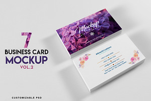 Business Card Mockup Vol 2