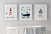 Hello Ocean set, a Texture Illustration by Ekaterina (Thumbnail 4 of 12)