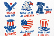 4th July Independence Day Clipart, a Seasonal Illustration by SugarCloudStudioArt (Thumbnail 3 of 7)