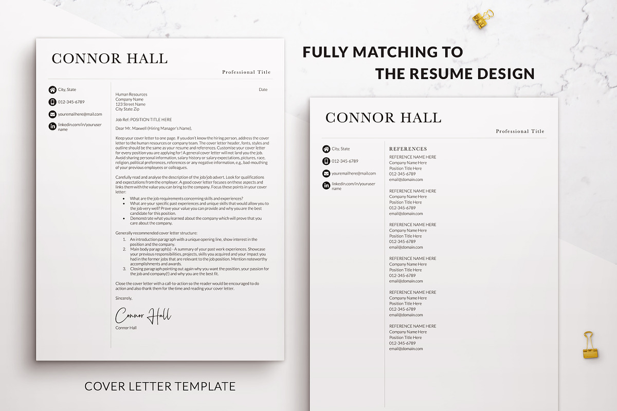 Professional Resume Page Simple CV, a Resume Template by BestResumes.Co (Photo 2 of 9)