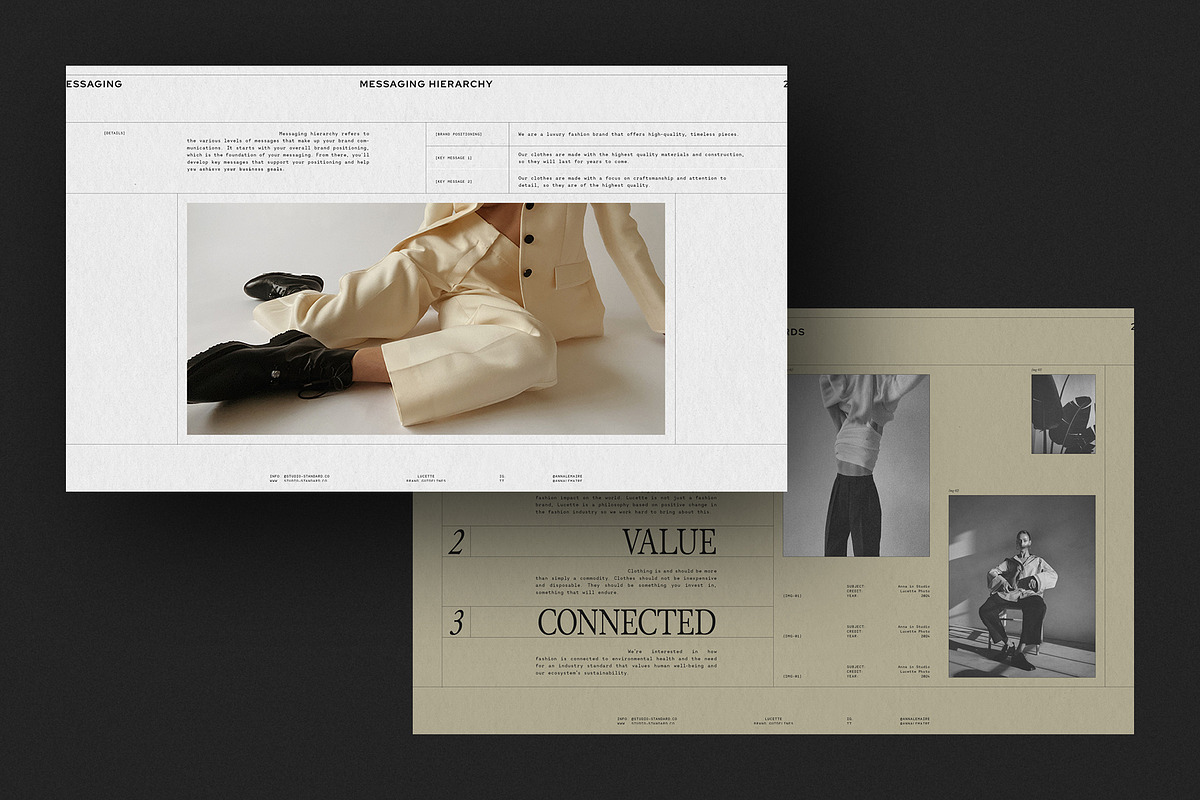 Lucette | Brand Guidelines, a Presentation Template by Studio Standard (Photo 9 of 12)