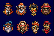 24 Character Mascots Bundle, an Illustration by Riswan Ratta (Thumbnail 3 of 4)