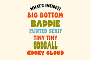 Hand-lettering Kit! Unique! Fonts!, a Font by Studio Funshop by Kelli (Thumbnail 4 of 8)
