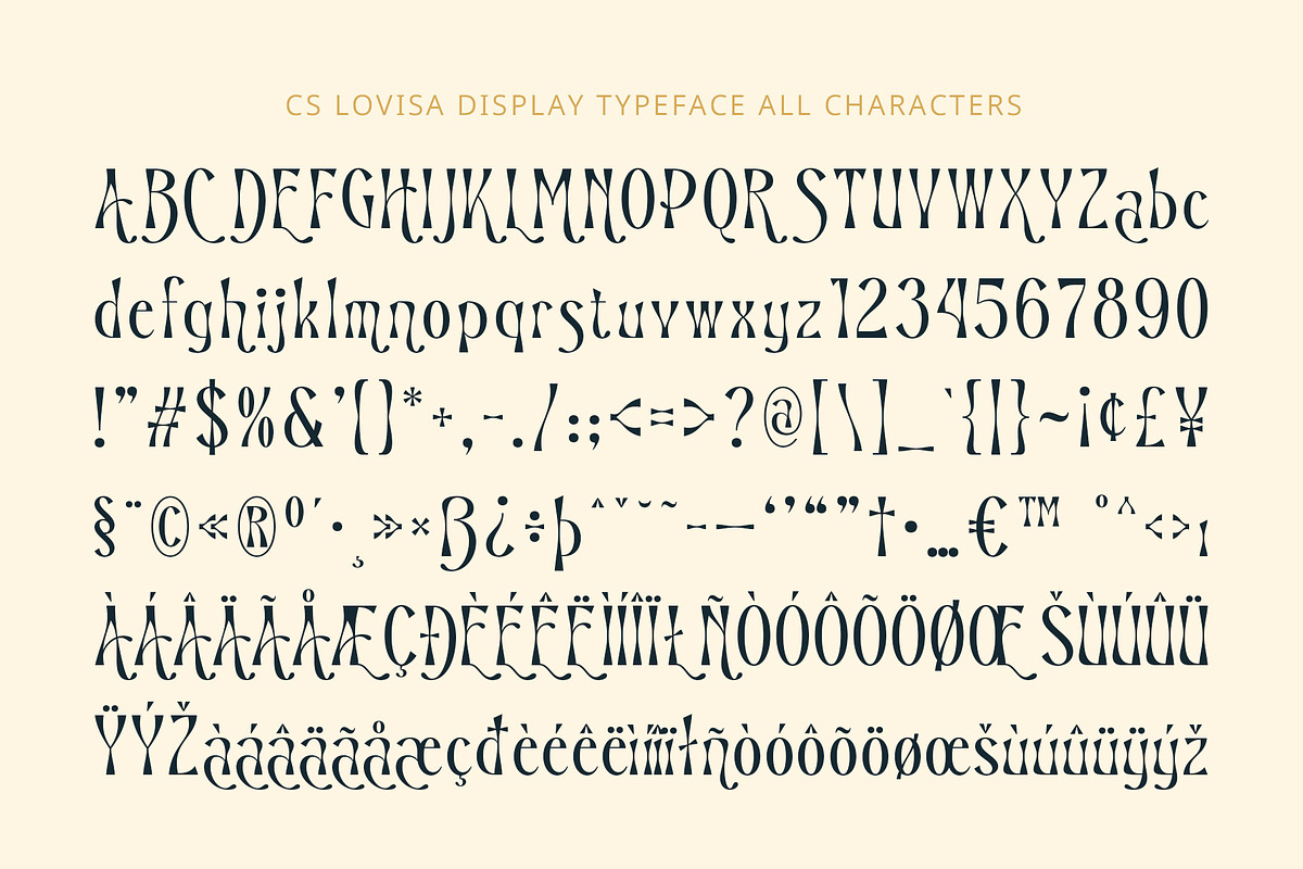 CS Lovisa – Fantasy Font, a Sans Serif Font by Craft Supply Co. (Photo 8 of 8)