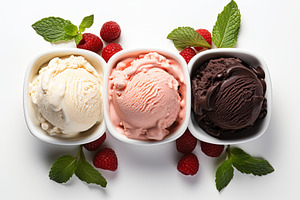 Top view Chocolate vanilla and straw, a Food & Drink Photo by Pixeness Studio