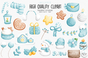 Winter Gnome Clipart, Gnome Clipart