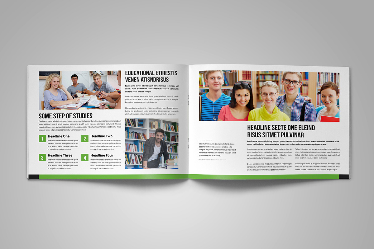 Education Brochure Template V2, a Brochure Template by JanySultana (Photo 6 of 14)