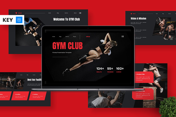GYM Club - Fitness Keynote preview 7