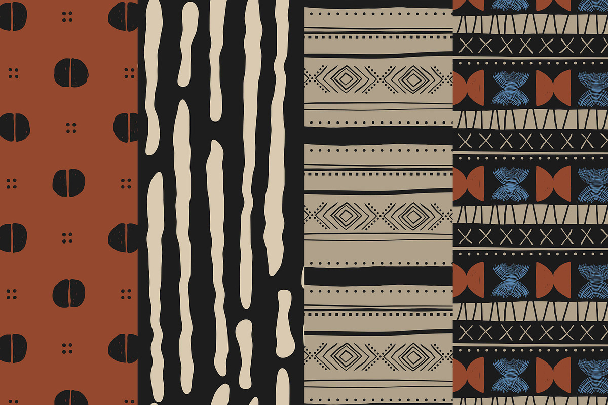 African Mudcloth Patterns, a Pattern Graphic by Tay Rho Design Shop (Photo 9 of 9)