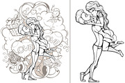 Embrace love couple, a Person Illustration by yuanden graphics (Thumbnail 2 of 2)