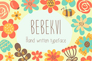Bebekvi TTF hand written typeface, a Font by KVIO (Thumbnail 1 of 4)