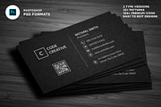 Modern Dark Pixels Business Cards, a Business Card Template by Galaxiya (Thumbnail 3 of 8)