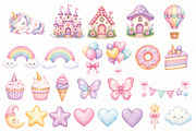 Pastel Unicorn Clipart Bundle, an Animal Illustration by Villa 11 Estudio (Thumbnail 3 of 3)