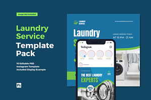 Laundry Service Instagram Post