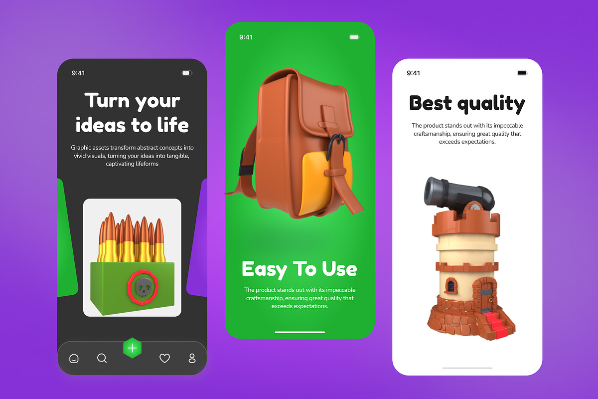 3D Game Assets Icons, an Emoji Icon by Vectors Market (Photo 4 of 10)